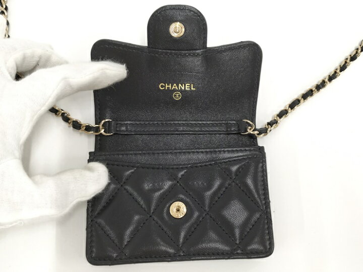 楽天市場】【中古】CHANEL クラシックフラップカードケース マトラッセ  