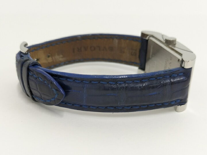楽天市場】【中古】BVLGARI レッタンロゴ レディース 腕時計 SSレザー  