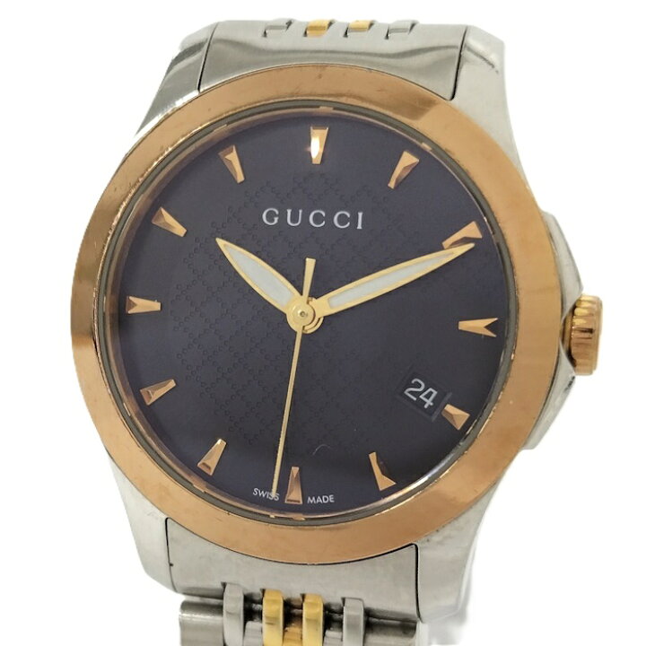 楽天市場】【中古】GUCCI Gタイムレス レディース腕時計 SS GP コンビ  