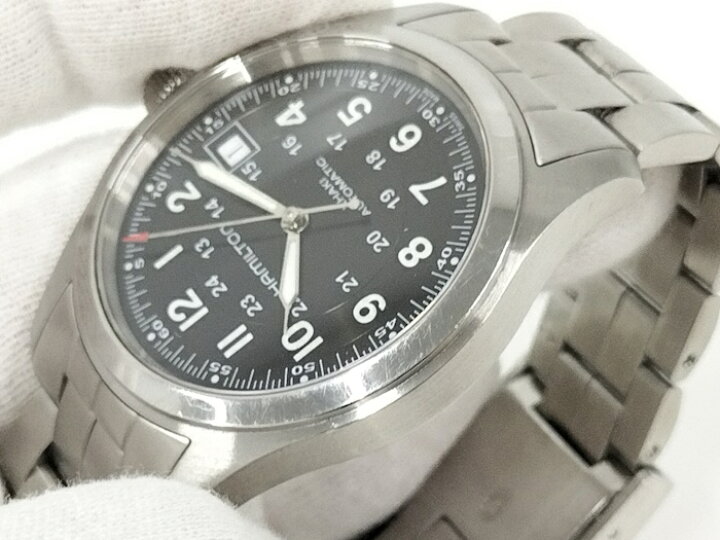 楽天市場】【中古】HAMILTON カーキフィールド デイト メンズ 腕時計  