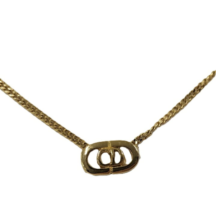 楽天市場】【中古】Christian Dior ヴィンテージ ロゴ ネックレス 