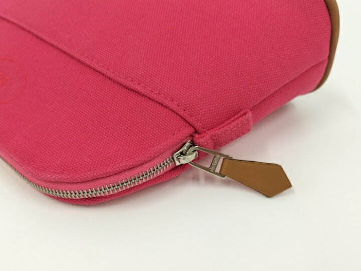 楽天市場】【中古】HERMES ボリードポーチ ミニ キャンバス  