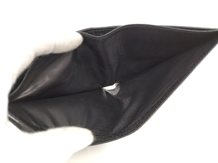 楽天市場】【中古】GUCCI 二つ折り財布 レザー ブラック 138081  