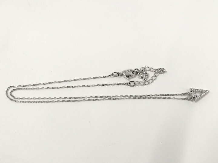 美品 SWAROVSKI スワロフスキー ネックレス ペンダント funk V字型 