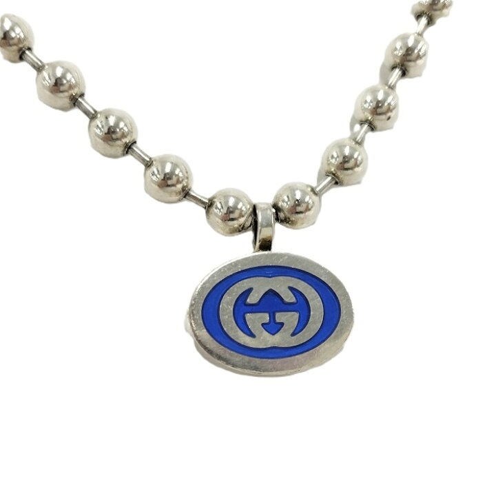 楽天市場】【中古】GUCCI ボールチェーンネックレス インター 