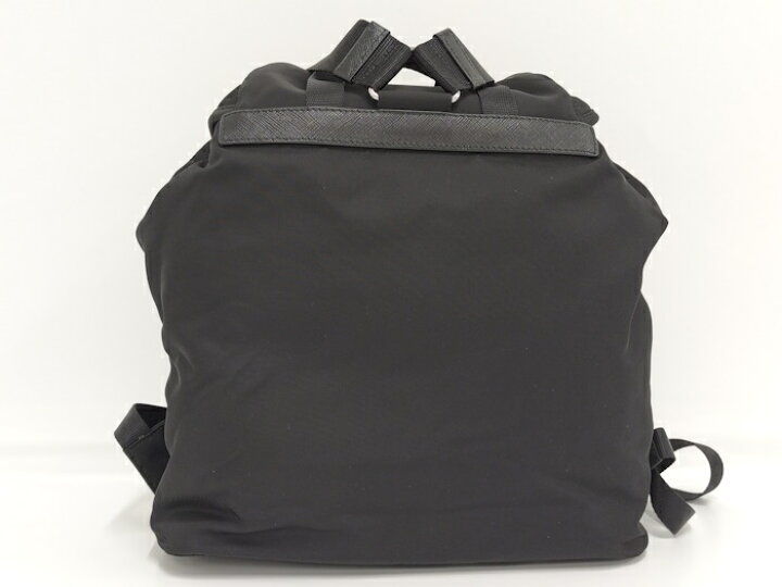 楽天市場】【中古】PRADA バックパック 三角ロゴプレート ナイロン 