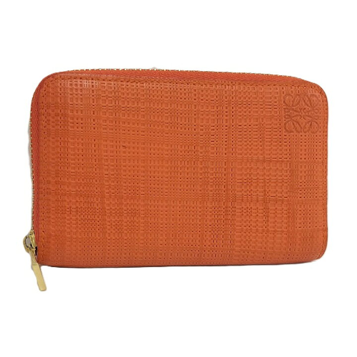 LOEWE リネン カードケース レザー オレンジ 楽天市場】【中古】LOEWE  