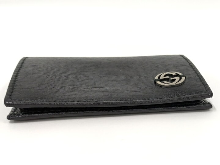 楽天市場】【中古】GUCCI カードケース レザー ブラック 310598  