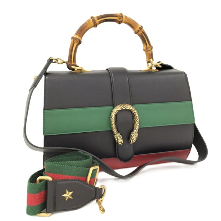 楽天市場】【中古】GUCCI ディオニュソス バンブーハンドル 2WAY 
