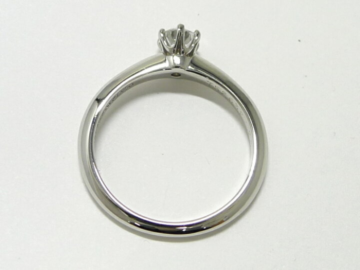 楽天市場】【中古】Tiffany＆Co. ソリテール リング Pt950 プラチナ 