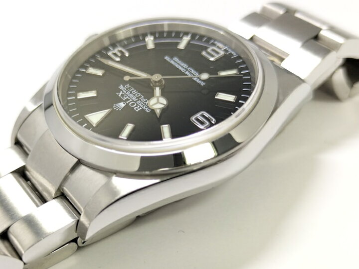 楽天市場】【中古】ROLEX エクスプローラー1 自動巻き SS ブラック文字 
