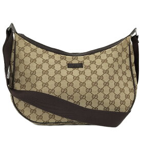 【中古】GUCCI ショルダーバッグ GGキャンバス キャンバス ベージュ 122790