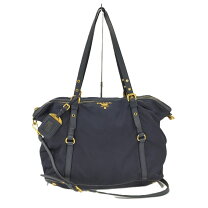 楽天市場】PRADA 2way（カラーネイビー）（レディースバッグ｜バッグ 