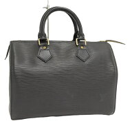 【中古】LOUIS VUITTON スピーディ25 ハンドバッグ エピ ノワール M59032