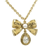 楽天市場】chanel シャネル リボンモチーフ ココマーク ネックレスの通販