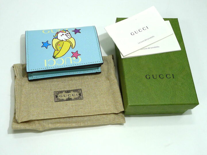 楽天市場】【中古】GUCCI レインボー＆スター ばなにゃ カードケース 
