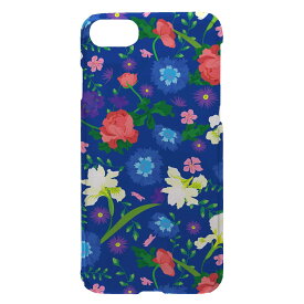 スマホケース 全機種対応 iPhone xperia aquos galaxy basio4 nicot/Gara flower navy フラワー 花