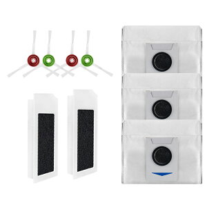 GRobNX DEEBOT X1/T10Rۋ@\tANZT[Lbg {bg|@ Օi TChuV4 Rۋ@\ttB^[ 2 ՕiRۃS~pbN3 for ECOVACS X1 T10 PLUS/TURBO/OMNI 