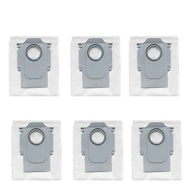 Roborock ロボロック 使い捨て紙パック 6個入り 互換品 Saros 10R / Saros 10 / Qrevo L/Qrevo C / S8 MaxV Ultra / S8 Max Ultra/Qrevo Curv/Q Revo 消耗品 ゴミパック 社外品