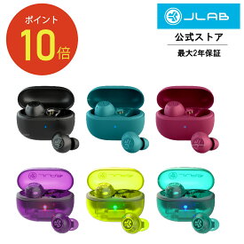 【P10倍】ワイヤレスイヤホン コンパクト ノイズキャンセリング イヤホン Bluetooth Bluetoothイヤフォン iPhone 防水 スケルトン 小さいイヤホン レトロ 透明 パープル マイク付き 防水ワイヤレスイヤホン 外音取り込み ジム コンパクト 長時間再生 JLab Go Pop ANC