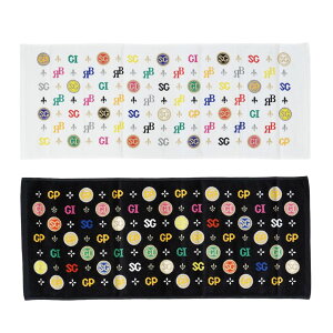 グレードエンブレムフェイスタオル|応援グッズ カッコイイ 柔らか肌触り ブラック ホワイト 黒 白 JLC ボートレース グッズ