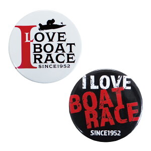 アイラブボートレース缶バッチ|缶バッジ Iloveboat LOVE JLC ボートレース グッズ