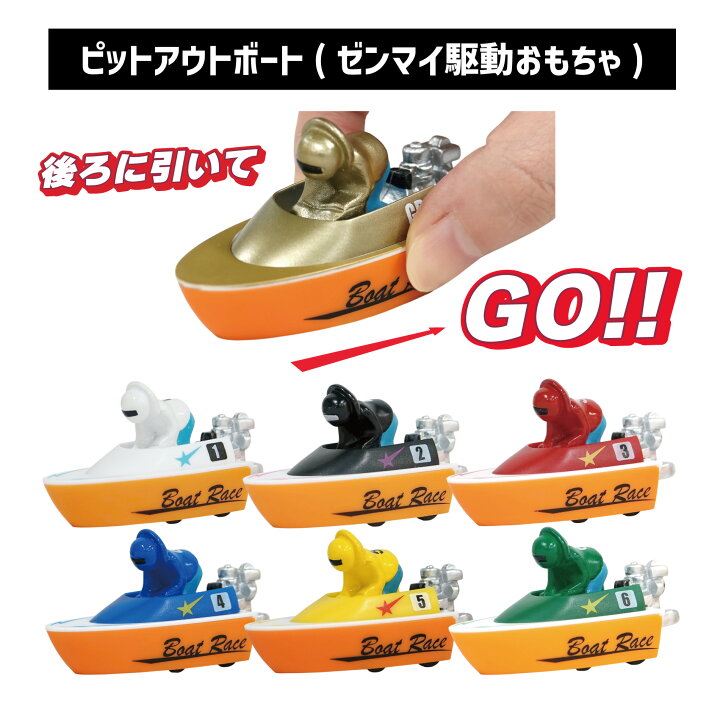 楽天市場】【NEW】ピットアウトボート（ゼンマイ駆動おもちゃ 