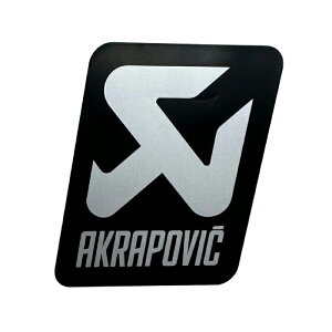 �A�N���|�r�b�` �ϔM�T�C�����T�[ �X�e�b�J�[ �V���o�[���S 70x75mm AKRAPOVIC P-VST17AL