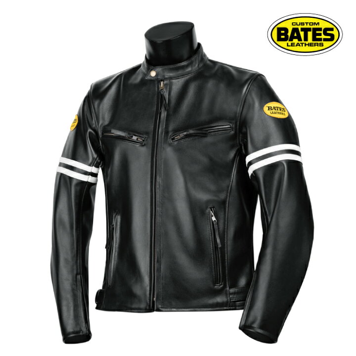 楽天市場】ベイツ BAJ-2J レザージャケット BATES バイク ジャケット 