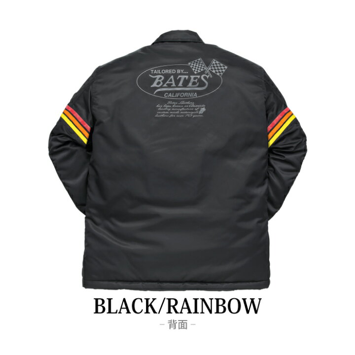 楽天市場】ベイツ BJ-N2254CH 中綿入りコーチジャケット BATES バイク 