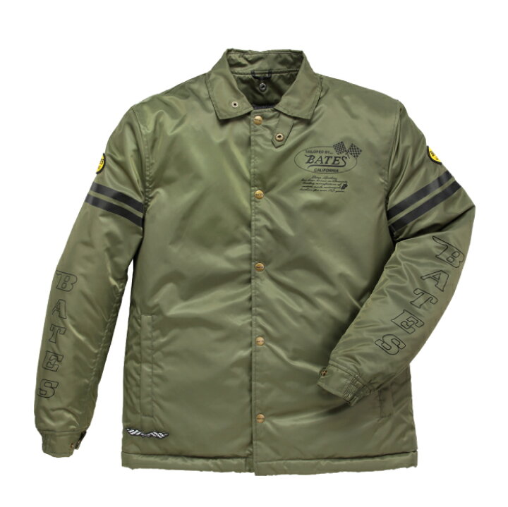楽天市場】ベイツ BJ-N2254CH 中綿入りコーチジャケット BATES バイク 
