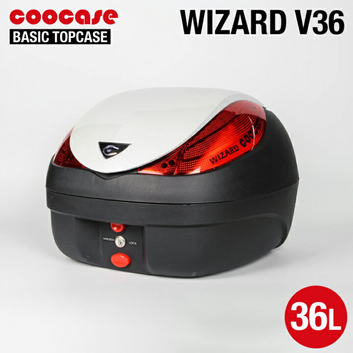 楽天市場】COOCASE WIZARD V36 クーケース ウィザード トップケース 