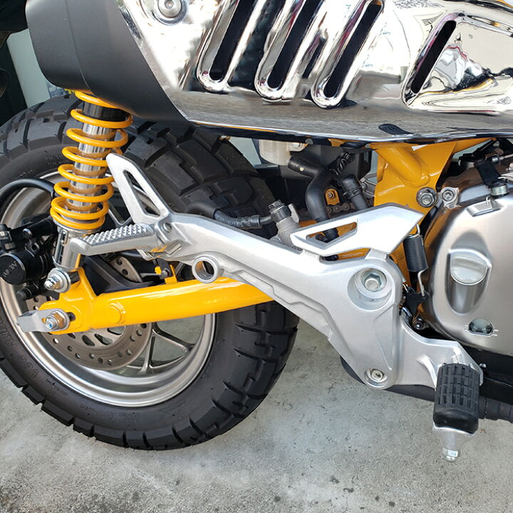 楽天市場 ホンダ モンキー125 ピリオンステップ取り付けキット Monkey 125 Honda 純正部品使用 カスタムキット タンデムステップ バイク用品の車楽