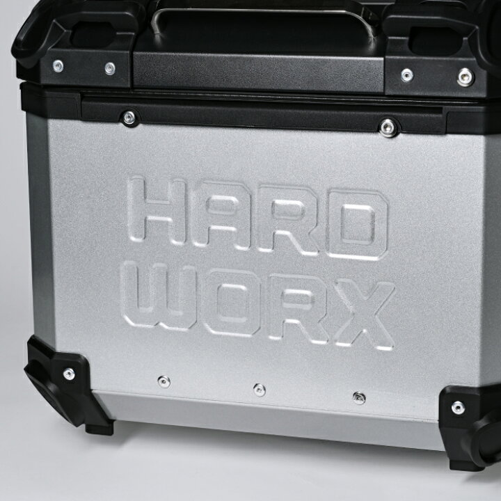 楽天市場】HXNE55 ハードワークス アルミトップケース 55リットル 