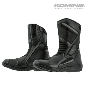 コミネ BK-092 ウォータープルーフプロテクトツーリングブーツ KOMINE 05-092 バイク 防水 通気 ロングブーツ