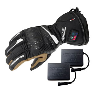コミネ EK-2155 デュアルヒートプロテクトエレクトリックグローブ セット KOMINE 08-2155 バイク 電熱グローブ