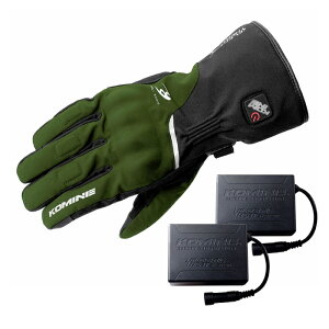 コミネ EK-2175 プロテクトエレクトリックヒートグローブ セット KOMINE 08-2175 バイク 電熱グローブ