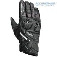 コミネ GK-234 NEO BLACK CAMO プロテクトレザーメッシュグローブ KOMINE 06-234 部分レザー 涼しい スマ…