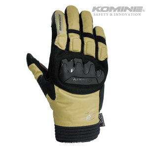 コミネ GK-834 BEIGE プロテクトウィンターグローブ KOMINE 06-834 バイク グローブ 防寒 透湿 防水
