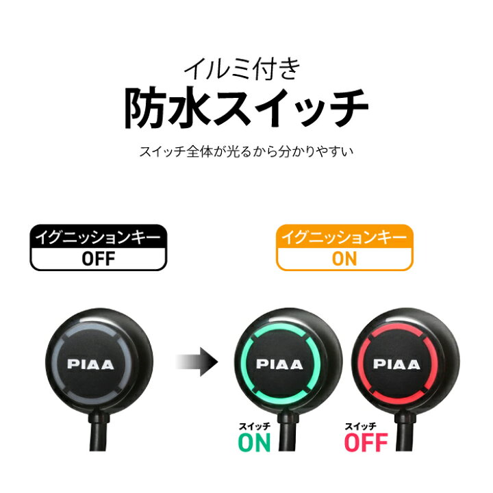 楽天市場】PIAA LED YELLOW FOG LAMP KIT ピア LP530 フォグランプ 