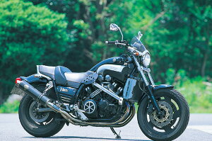 直送品 アールズギア ワイバン ツインタイプ チタンポリッシュ ヤマハ V-MAX -08 YAMAHA R's Gear WY03-12TI