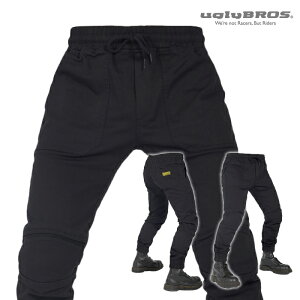 AOuX gWK[v.3 ubNbWK[pc CEKipbht uglyBROS MOTO PANTS MOTO-JOGGER v.3 Black Y oCN W[Y
