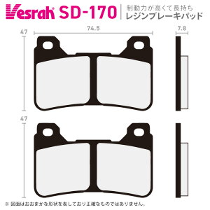 �x�X�� SD-170 ���W���u���[�L�p�b�h �o�C�N �z���_ CB400AD CBR600RR CBR600RRA VFR800FE VFR800X VFR800FD VFR800F VFR800XF CBR1000RR CBR1000RRA