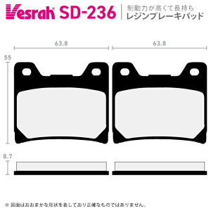 xX SD-236 Wu[Lpbh oCN }n YZF600R YZF600 FZX750L FZX750 YZF750R TDM850 TRX850 GTS1000 YZF1000R XVS1100S XVS1100A