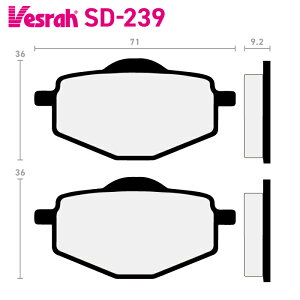 xX SD-239 Wu[Lpbh oCN }n XC125SV DT125RE YJ125 YBR125ED DT125RE TT225 TT-R225 XT350 XT600E