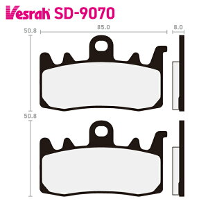 �x�X�� SD-9070 ���W���u���[�L�p�b�h �o�C�N BMW F900R F900XR R1250RS R1200 �J���T�L ZR900 ZR1000 �n�[���[ RA1250 RA1250S LIVEWIRE