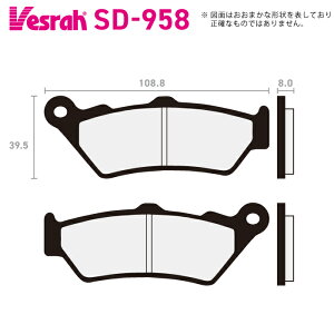 �x�X�� SD-958 ���W���u���[�L�p�b�h �o�C�N BMW F850GS R1250GS K1600GT K1600B �n�[���[ XG500 XG750 �g���C�A���t Scrambler XC Scrambler XE