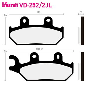 �x�X�� VD-252-2JL �V���^�[�h���^���p�b�h �o�C�N ���}�n YXF85WPA YXF85WPH YXF85WPS YXF85WPS YXF85WPX YXC70VDH YXC70VDX YXC70VPH YXC70VPS