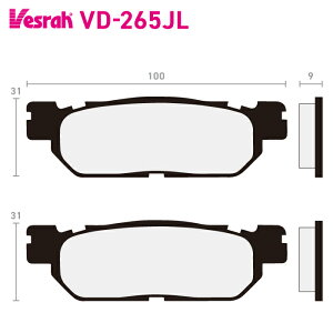 xX VD-265JL V^[h^pbh oCN }n T105SE YP250A AT115 XT250S XT250 XG250 ST225 T105E TW200 C^WFbg Jupiter 125