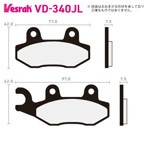 �x�X�� VD-340JL �V���^�[�h���^���p�b�h �o�C�N �J���T�L KLX125 KLX140 KLX140L KLX230 KLX250 KLX300SM KL650 ���}�n XTZ125E TT-R230 YFZ45YSS YFM700RSB
